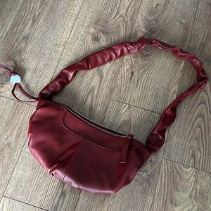 orYANY Black Leather Shoulder Bag